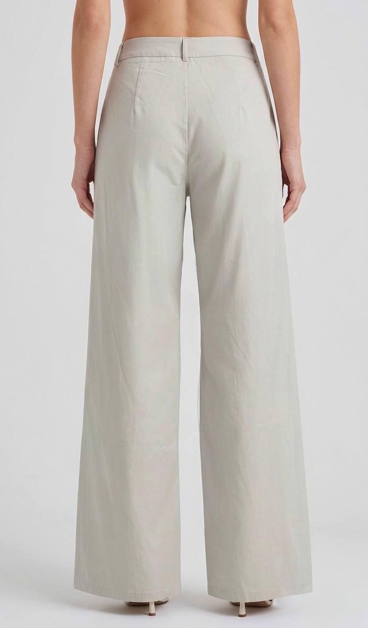 Women’s Beige Wide Leg Trousers - Image 4